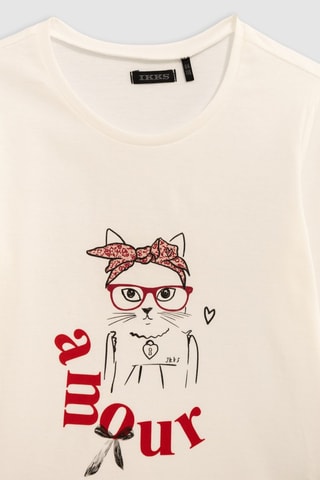 T-shirt - Blanc cassé - IKKS
