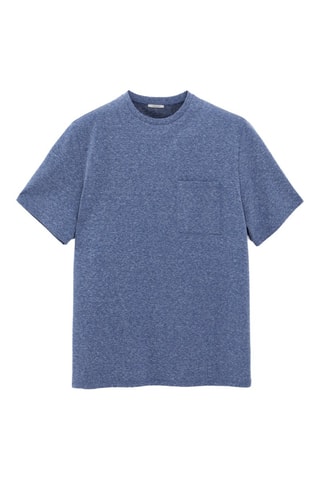 T-shirt - Bleu cobalt chiné - IKKS