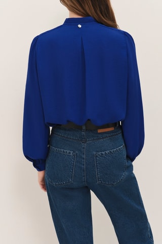 Blouse - Bleu saphir  - One Step