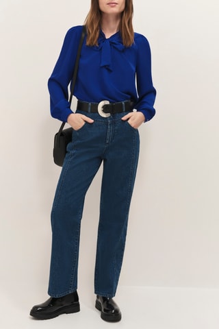 Blouse - Bleu saphir  - One Step