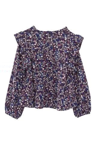 Blouse - Bleu roi et fuchsia - IKKS Junior