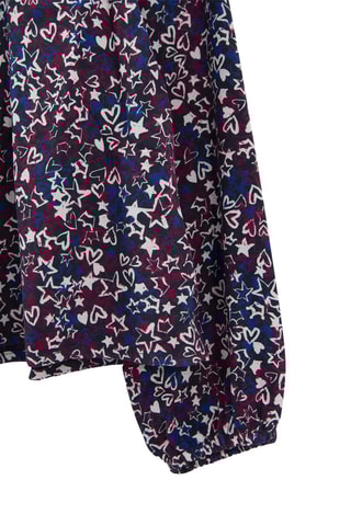Blouse - Bleu roi et fuchsia - IKKS Junior