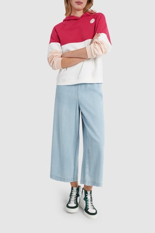 Sweat à capuche - Rose et blanc - I.Code