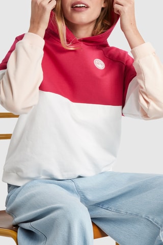 Sweat à capuche - Rose et blanc - I.Code