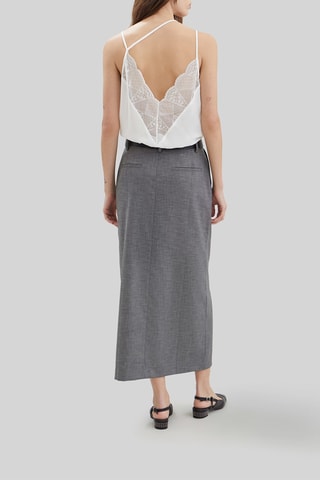 Jupe midi taille haute - Noir - IKKS