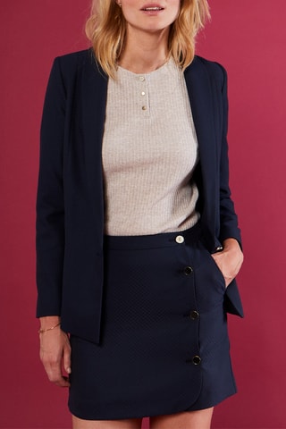 Minijupe - Bleu marine - I.Code