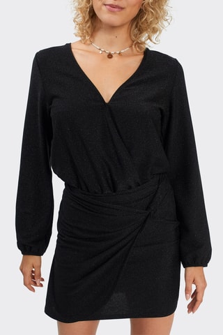 Jupe portefeuille - Noir - I.Code