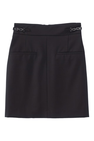 Minijupe en laine - Noir - IKKS