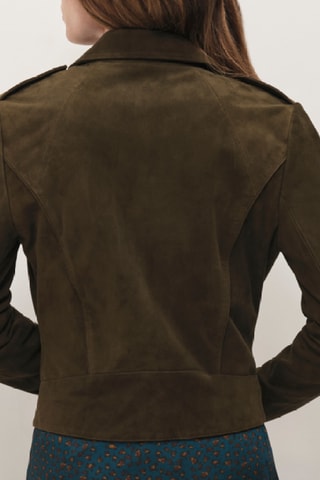 Veste en nubuck - Marron foncé