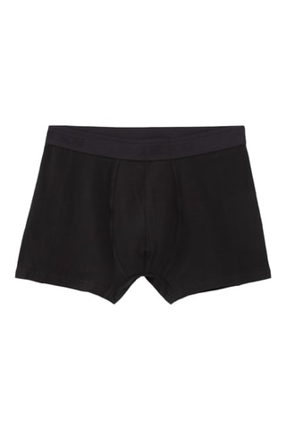 2 boxers en coton biologique - Noir