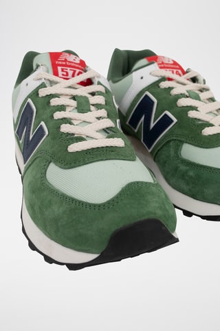 Baskets en nubuck - Vert