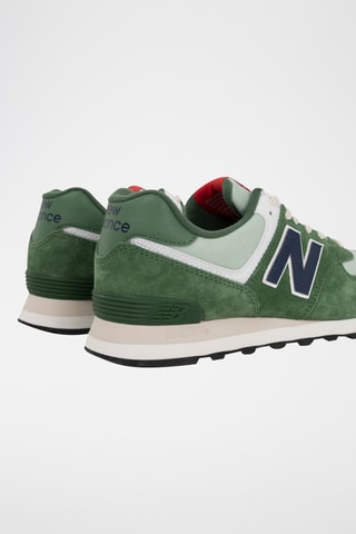 Baskets en nubuck - Vert