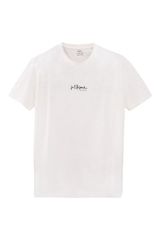 T-shirt en coton biologique Serge Gainsbourg Je T’aime Moi Non Plus - Blanc