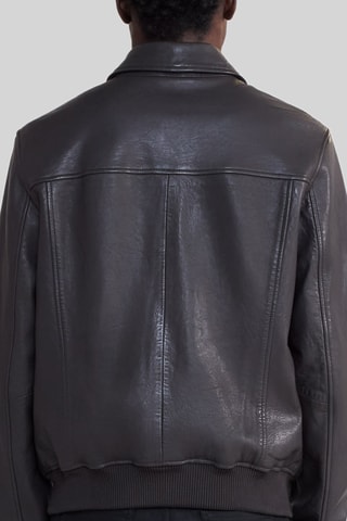 Veste en cuir - Noir