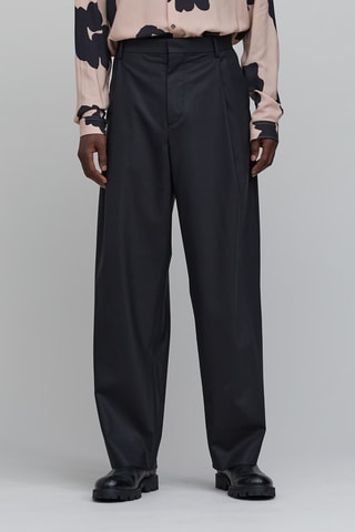 Pantalon de costume en laine - Noir