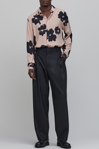 Pantalon de costume en laine - Noir