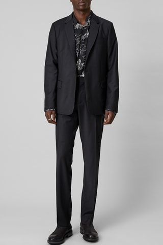 Veste de costume en laine - Noir