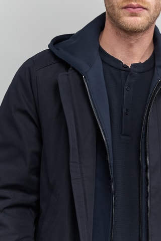 Bomber à capuche - Bleu marine