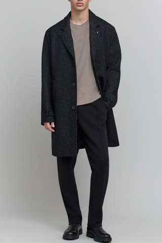 Manteau en laine - Anthracite
