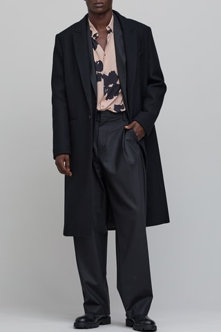 Manteau en laine - Noir