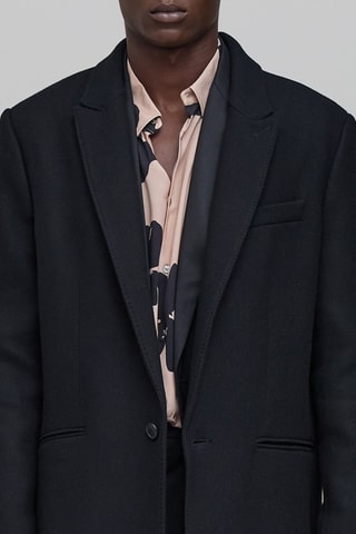 Manteau en laine - Noir