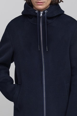 Manteau en laine - Bleu marine