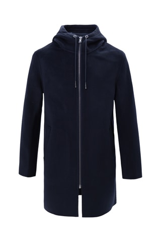 Manteau en laine - Bleu marine