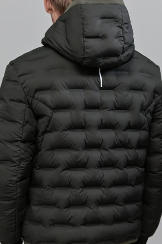 Doudoune réversible à capuche - Kaki