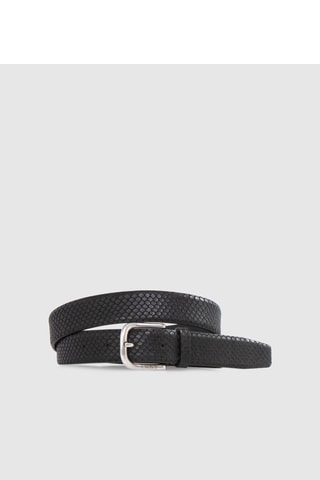 Ceinture en cuir - Noir