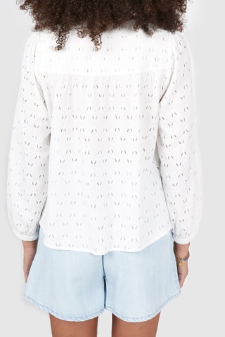 Blouse en dentelle - Blanc