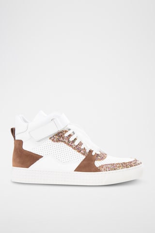 Baskets montantes - Ecru