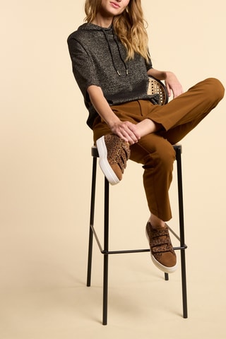 T-shirt à capuche - Noir