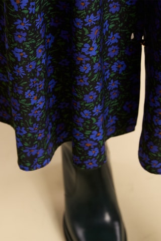 Jupe midi - Noir et violet