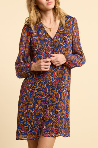 Robe chemise - Camel