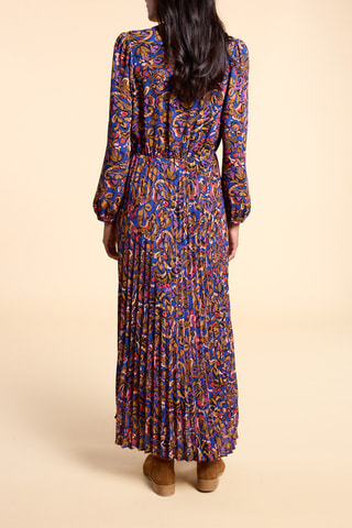 Robe plissée - Camel