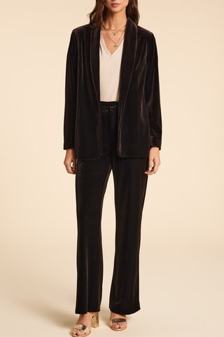 Veste en velours - Noir