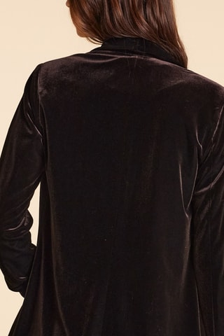 Veste en velours - Noir