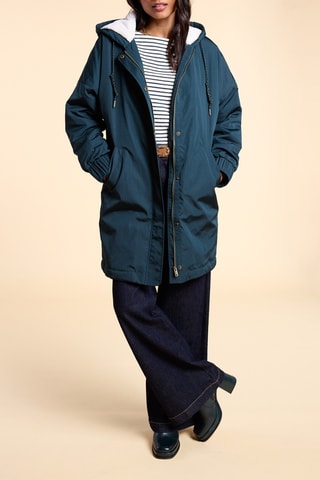 Veste longue - Vert foncé