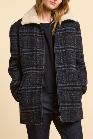 Manteau en laine - Bleu marine