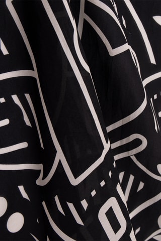 Carré en soie - Noir