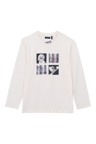 T-shirt en coton biologique Vice-versa 2 Disney - Ecru