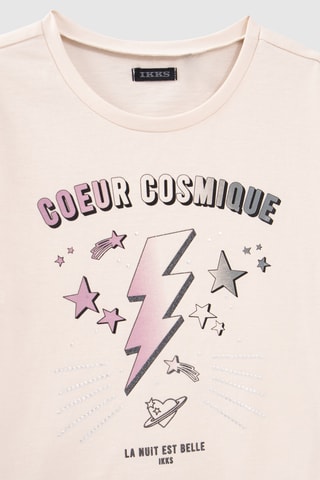 T-shirt en coton biologique - Ecru