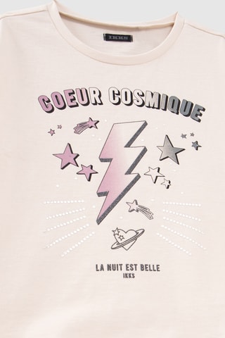 T-shirt en coton biologique - Ecru