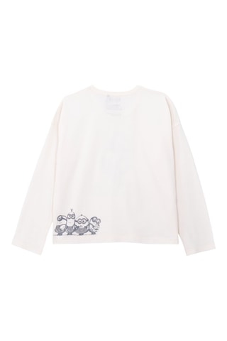 T-shirt en coton biologique Les Minions - Ecru