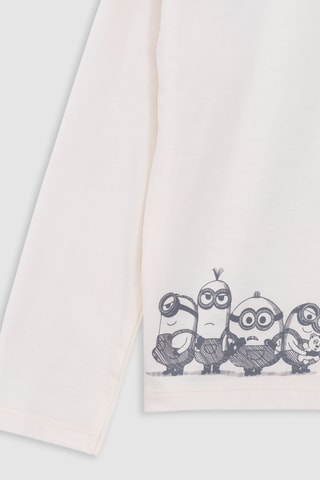 T-shirt en coton biologique Les Minions - Ecru