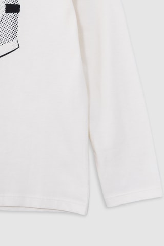 T-shirt en coton biologique Les Minions - Ecru