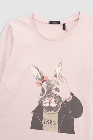 T-shirt en coton biologique - Rose