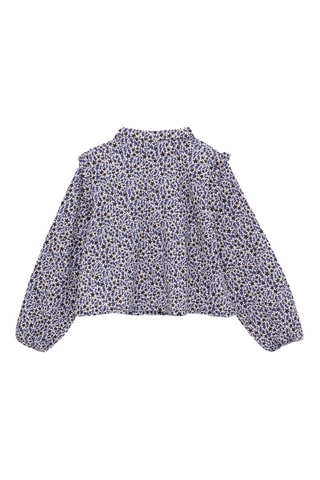Blouse en coton biologique - Gris clair
