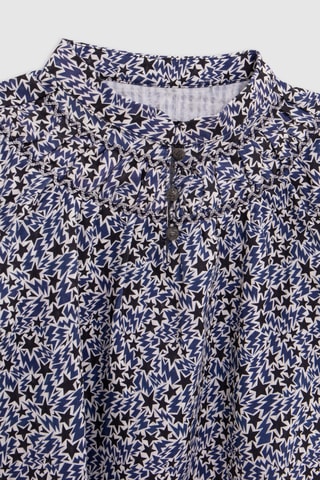 Blouse en coton biologique - Gris clair