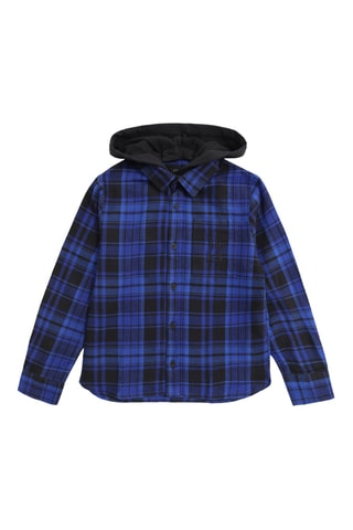 Chemise à capuche - Bleu roi